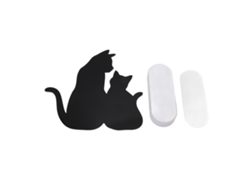 2026-lámpara De Noche Gatito Led Con Sensor De Luz Y Sonido Silueta Negra Decoración Pared Sala Pasillo Cocina Dormitorio