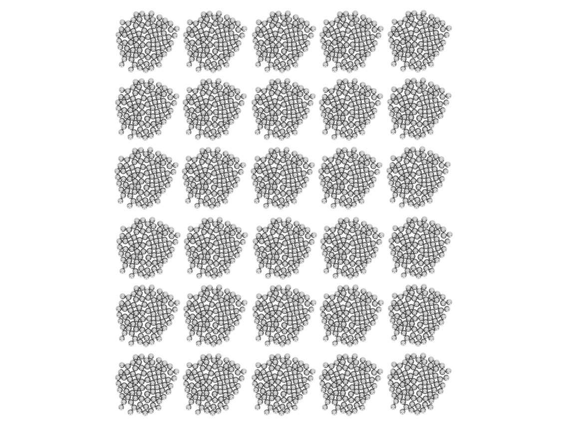 Kit De 3000 Rodamientos De Bolas De Acero Al Carbono De 3 Mm De Diámetro Y Alta Dureza Para Repuestos De Juguetes.
