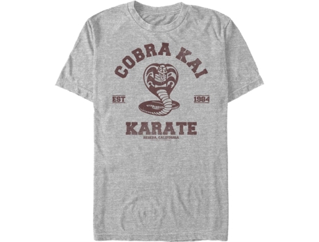 Camiseta Unisexo DEEPSTONE Est. 1984 Cobra Kai brezo atlético (M)