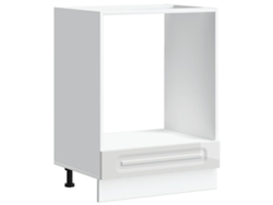 Maison Exclusive - Mueble De Horno Kalmar Alto Brillo Blanco Madera Reconstituida