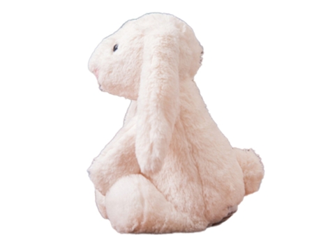 Muñeco de Peluche de Conejito de Peluche de Puntada Suave Para Dormir Compañero Blanco Crema