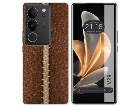 Funda Diseño Cuero para Vivo V29 5G TUMUNDOSMARTPHONE Multicolor