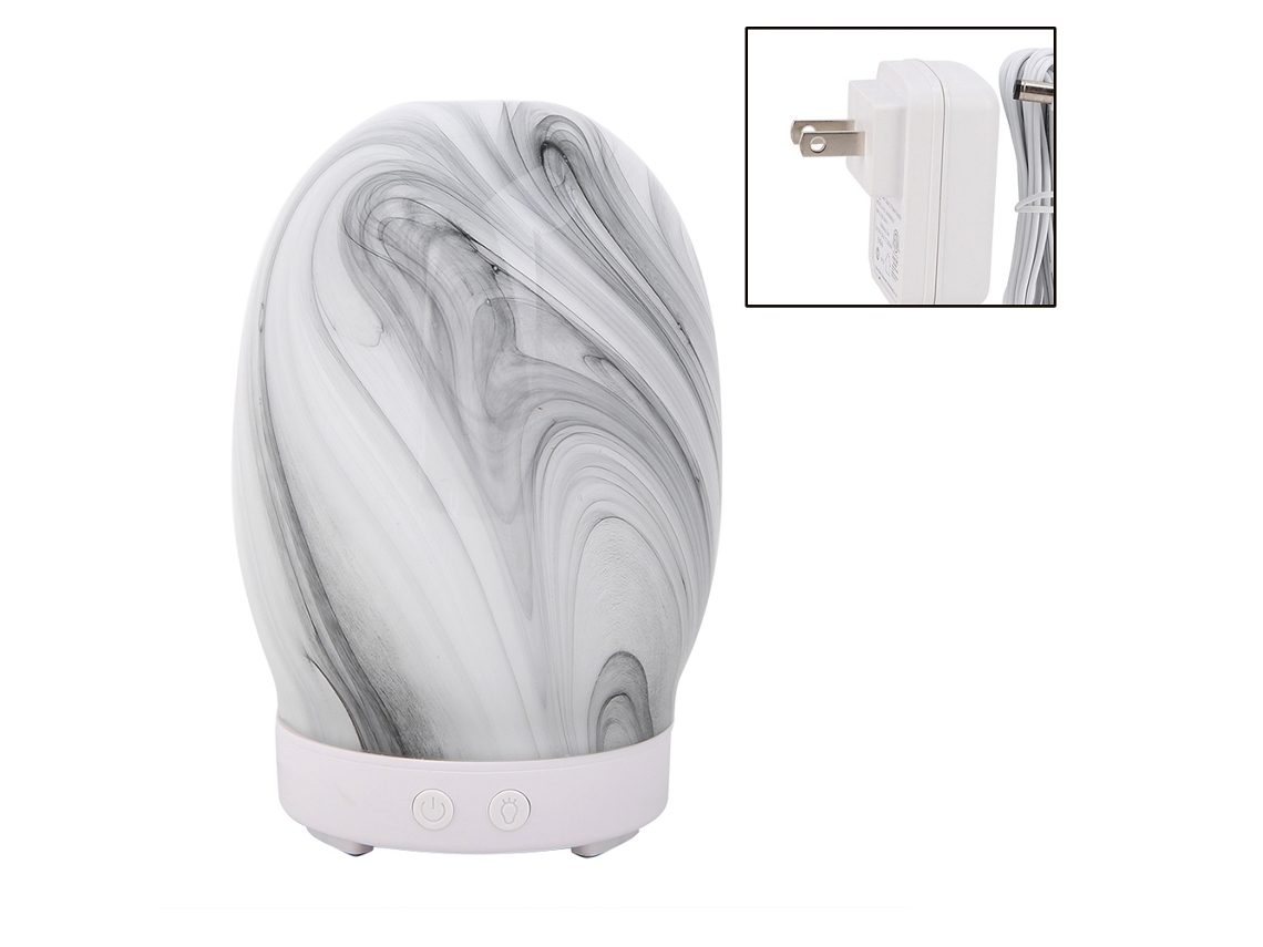 Difusor De Aroma Ultrasónico Humidificador Con Luz Nocturna 100ml Aromaterapia Esencial