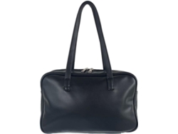 Bolso De Hombro Negro De Pu Para Mujer, Ligero, De Gran Capacidad Con Cierre De Cremallera, Empaque Delicado.