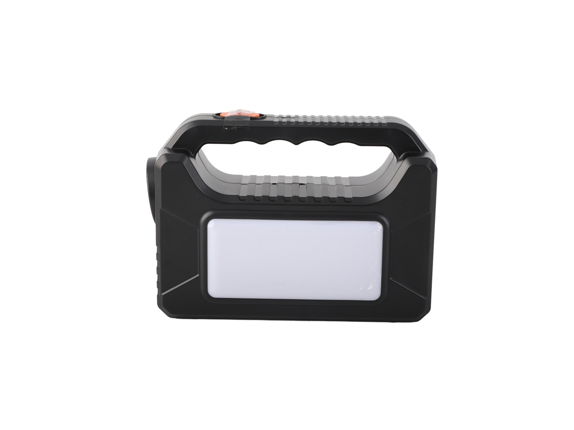Generador portátil con luz LED, paneles solares y batería recargable