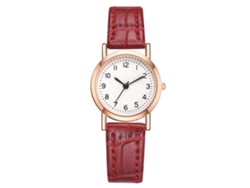 Reloj De Moda Para Mujer Xr3367, De Cuarzo Con Diamantes De Imitación, Resistente A La Abrasión (rojo).