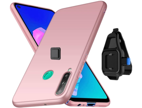 Funda + Soporte de Cintura Huawei P40 Lite E Turtleshell Rosa