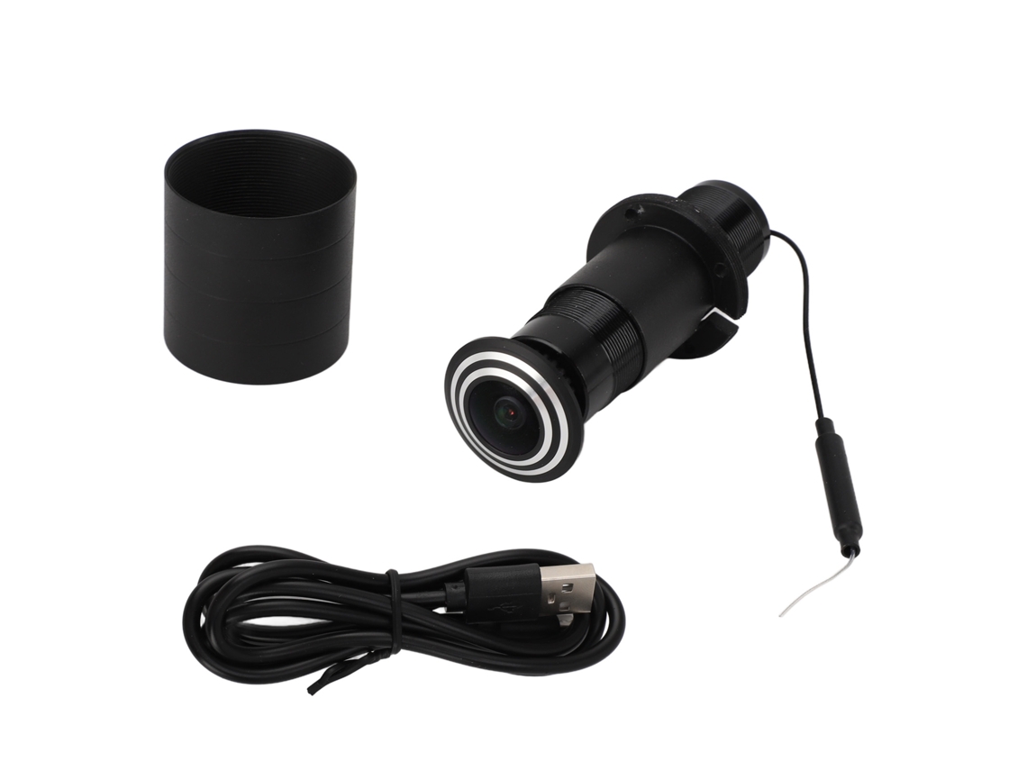 Cámara Ojo De Buey Wifi 1080p Hd Con Audio Bidireccional 150° Ángulo Amplio Para Hogar Y Oficina