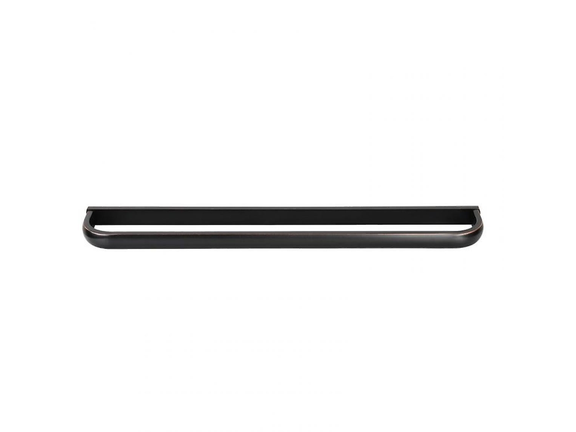 Accesorios de baño Toallero sencillo de latón antiguo, color negro, para bañera | Gusshious