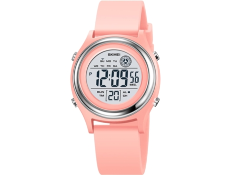 VEANXIN Reloj digital para mujer Reloj deportivo LED resistente al agua-rosa