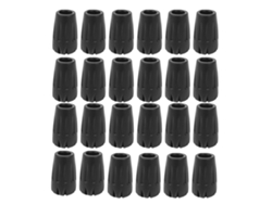 24 Puntas De Goma Para Bastones De Senderismo. Fundas Protectoras Para Bastones De Trekking Y Senderismo.