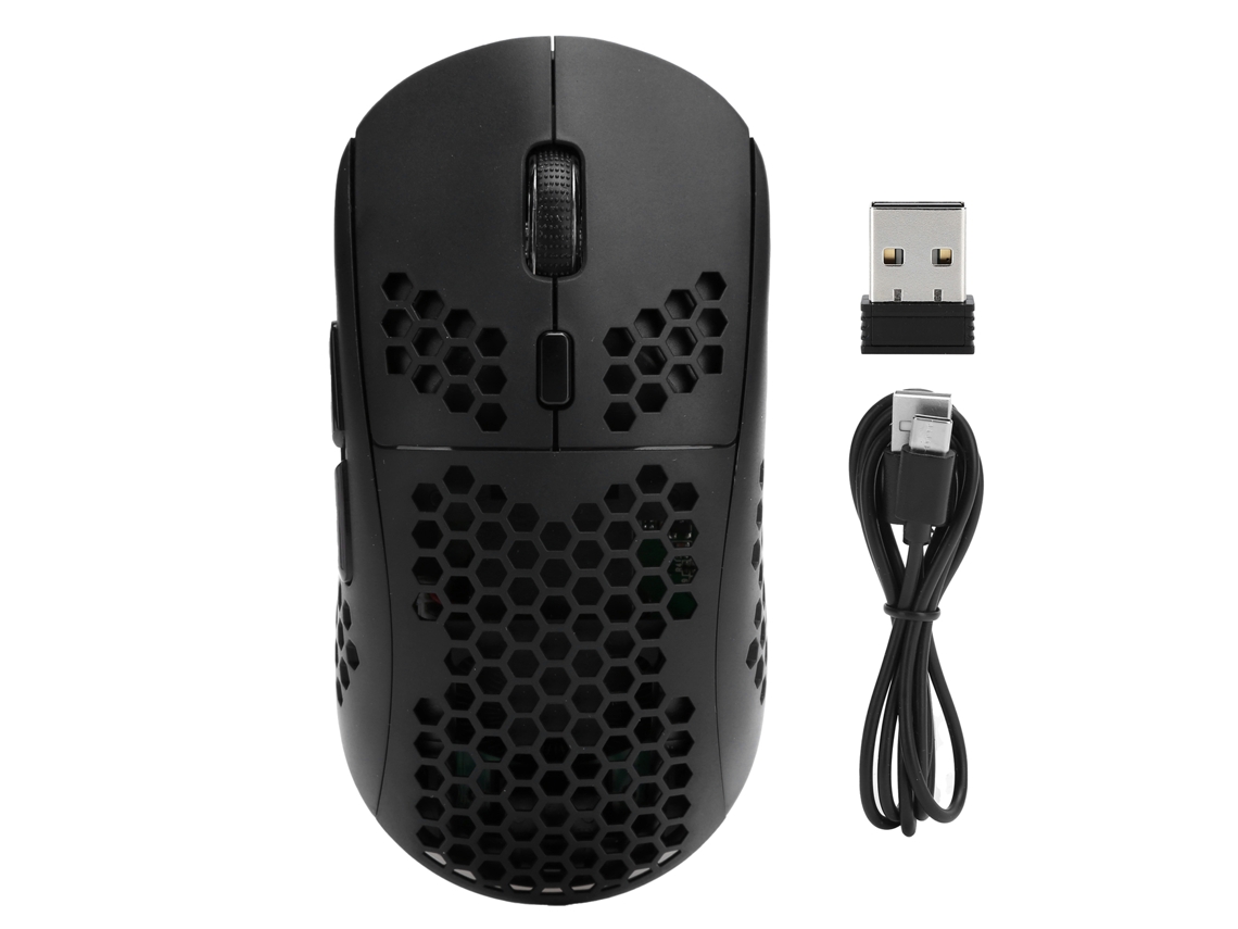 Ratón Inalámbrico Hxsj T90 Con Carga Inalámbrica, 3 Modos, Bluetooth 3.0+5.0+2.4g, Rgb Y Dpi Ajustable Para Portátiles Y Ordenadores De Sobremesa.