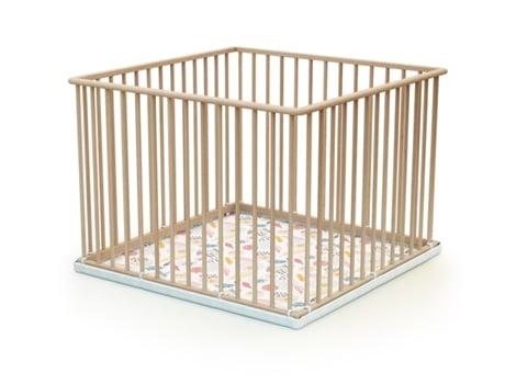Parque infantil de madera en madera WEBABY