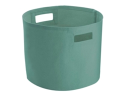 Cesta de almacenamiento de lona Westford Mill L verde salvia