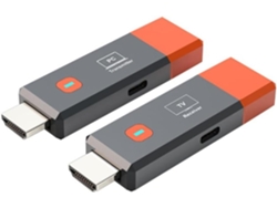 Adaptador Transmisor-receptor De Video Compatible Con Extensor 1080p De 50 M