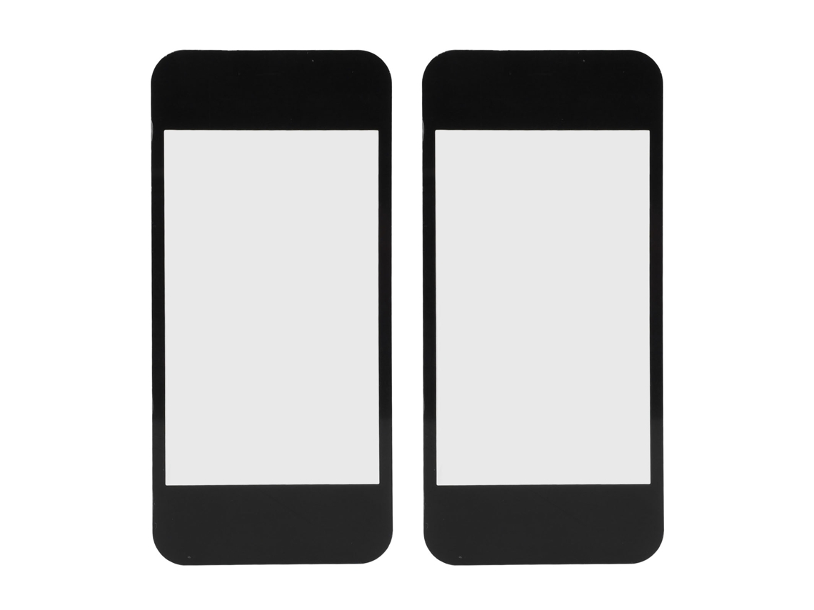 2 piezas de repuesto para la cubierta frontal superior de la pantalla LCD para Nintendo 2DS XL