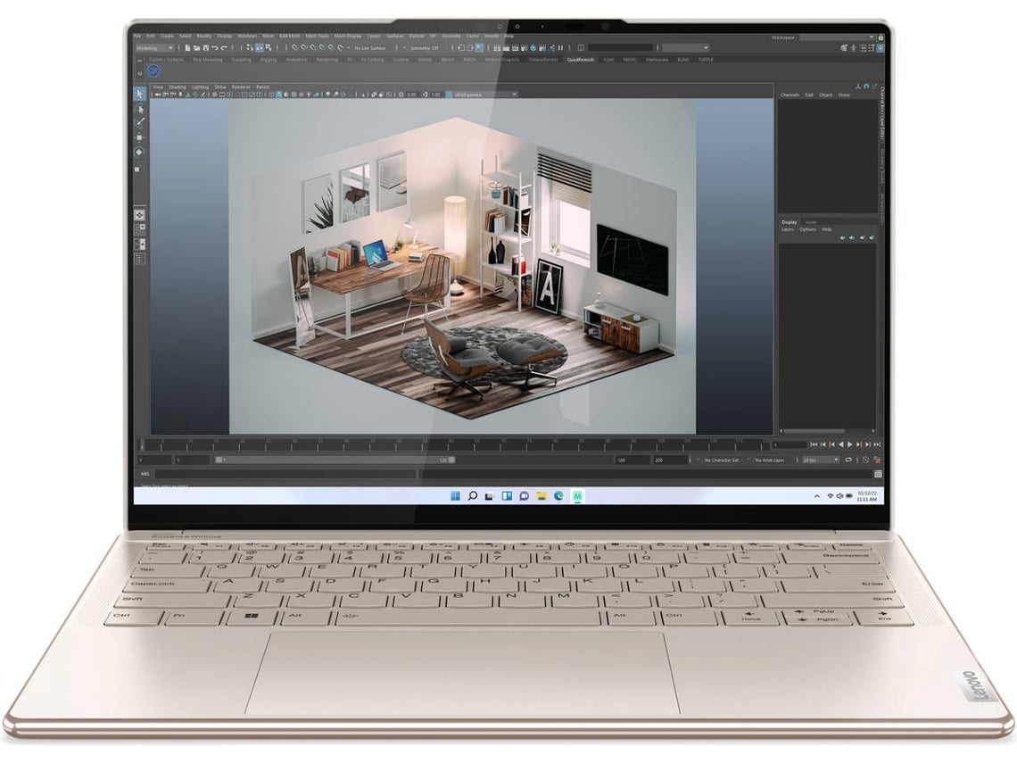 Portátil LENOVO Yoga Slim 9 14IAP7 (14'' - Intel Evo Core i7-1280P - RAM: 16 GB - 1 TB - Intel Iris Xe Graphics)