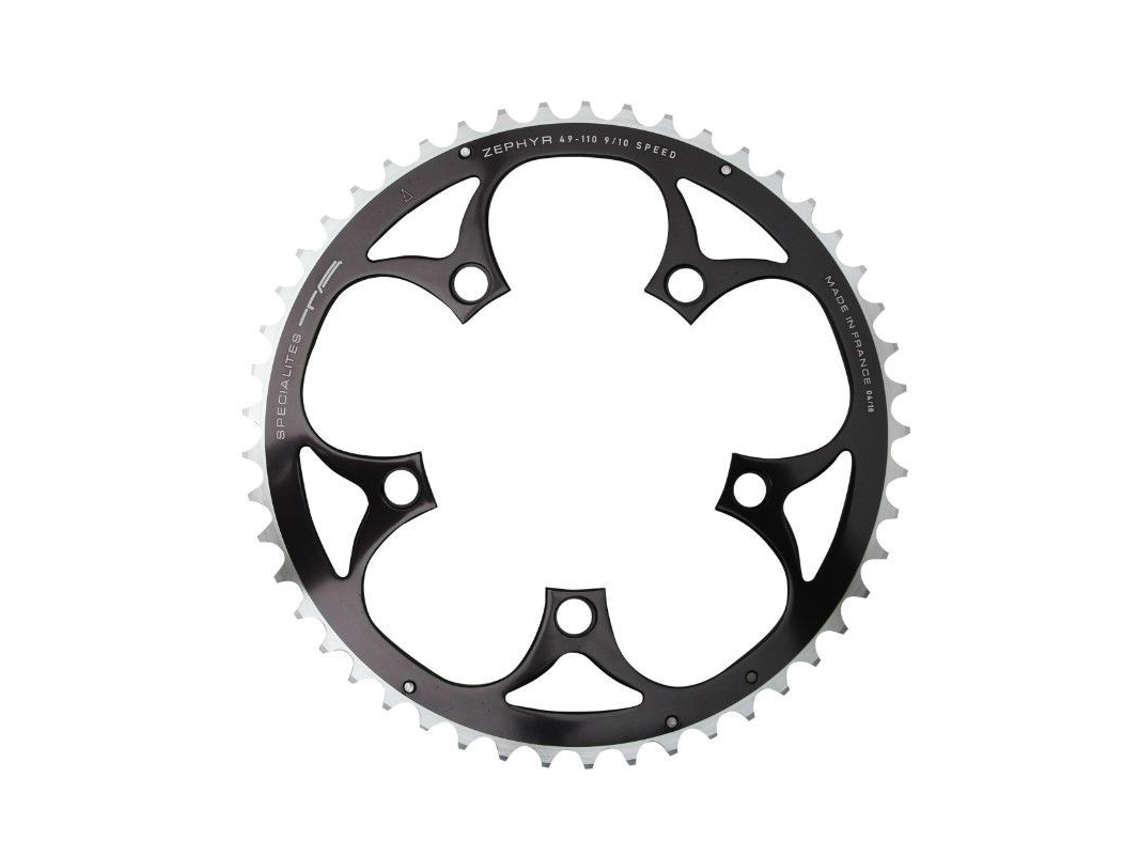 Placa de carretera exterior especialidades t.a. 5bra zephyr 7075 shimano 9-10v.