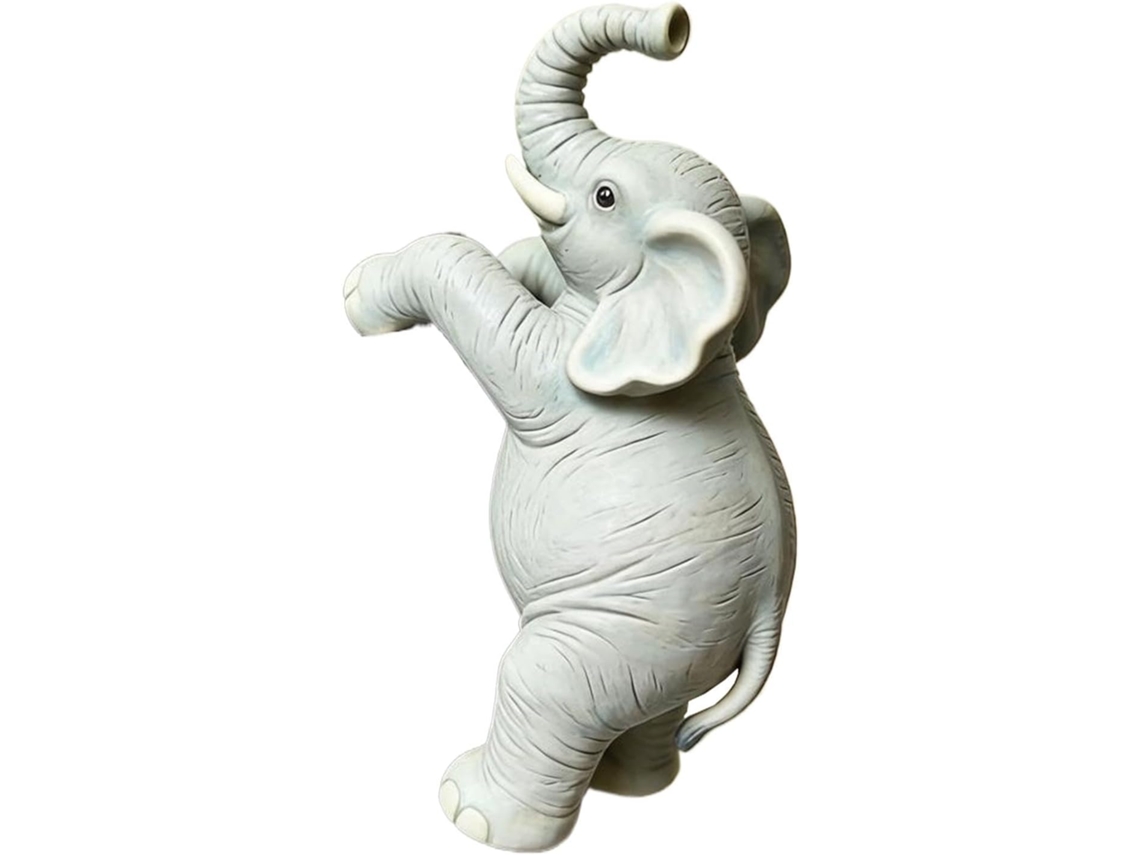 Estatua Genérica De Elefante Para Maceta Figura Decorativa De Resina, Para Jardín, Adorno Animal, Maceta, Patio,