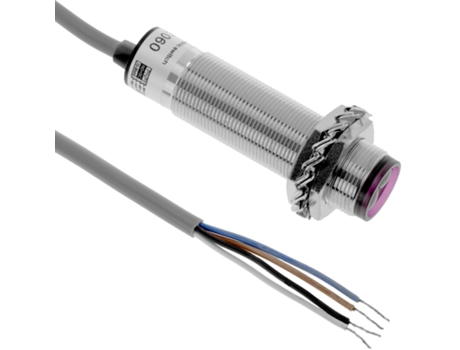 Sensor Interruptor Célula Fotoeléctrica Pnp No+Nc 10-36Vdc M18 10-30Cm Auto-Reflexivo BEMATIK