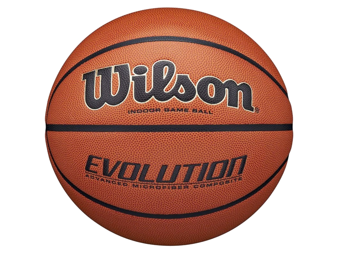 WILSON Evolution Indoor Game Ball Wtb0516Xbemea Unisex Basketball Balls Orange 7 Me