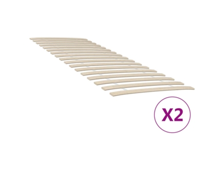 VIDAXL Somieres De Lamas De 34 Lamas 2 Piezas 70X200 Cm
