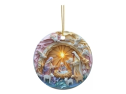 Adorno Para De Navidad, Adorno Colgante De Navidad, Figura