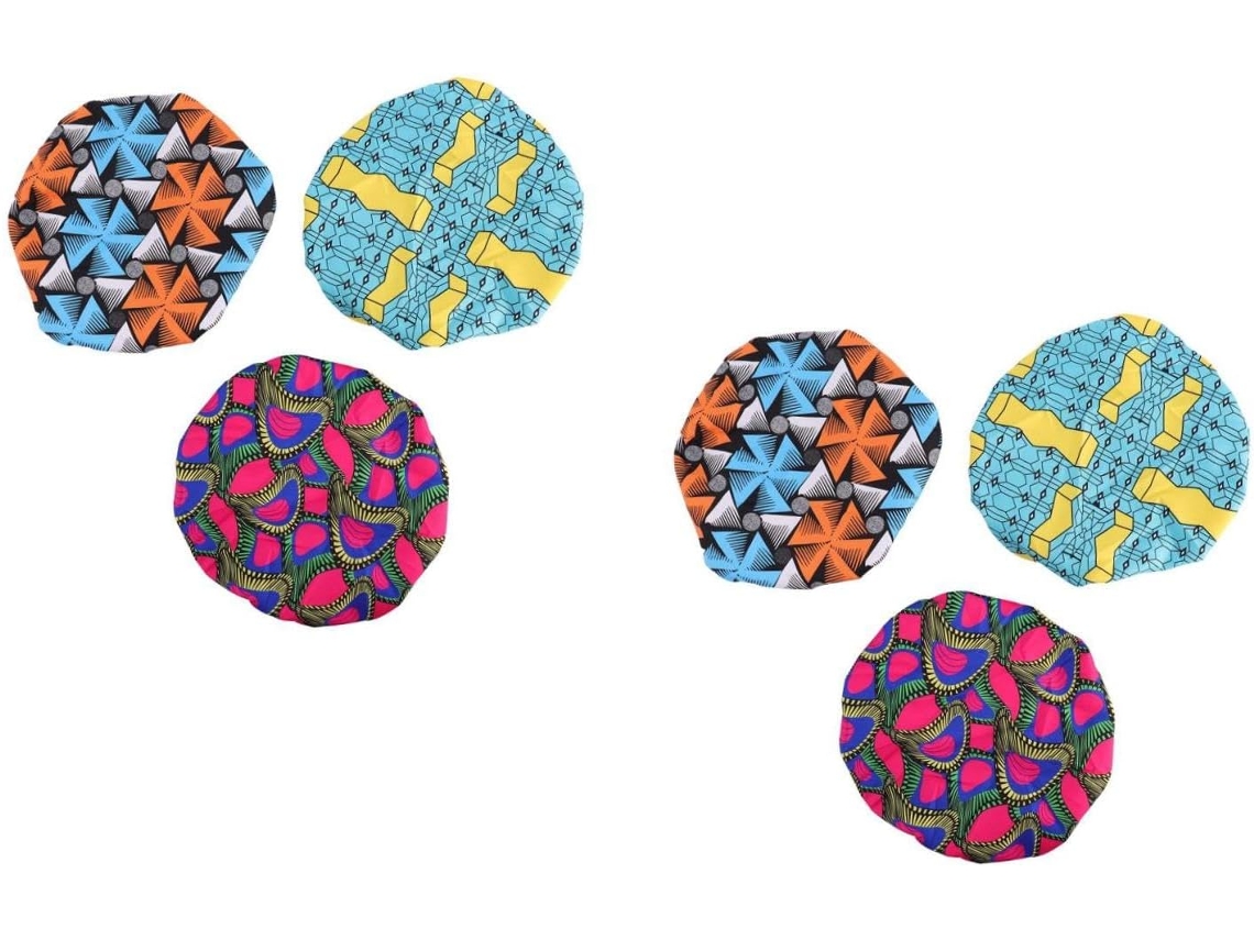 Conjunto De 6 Gorros De Satén Elásticos Ajustables Para Niños Y Niñas, Gorros De Noche Con Estampados.