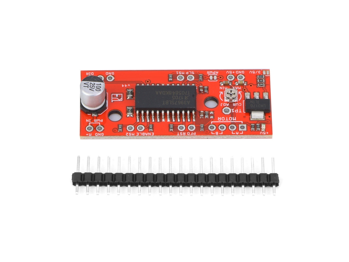Módulo Controlador De Motor Paso A Paso A3967 Con Protector Para Motores De 4, 6 Y 8 Cables.