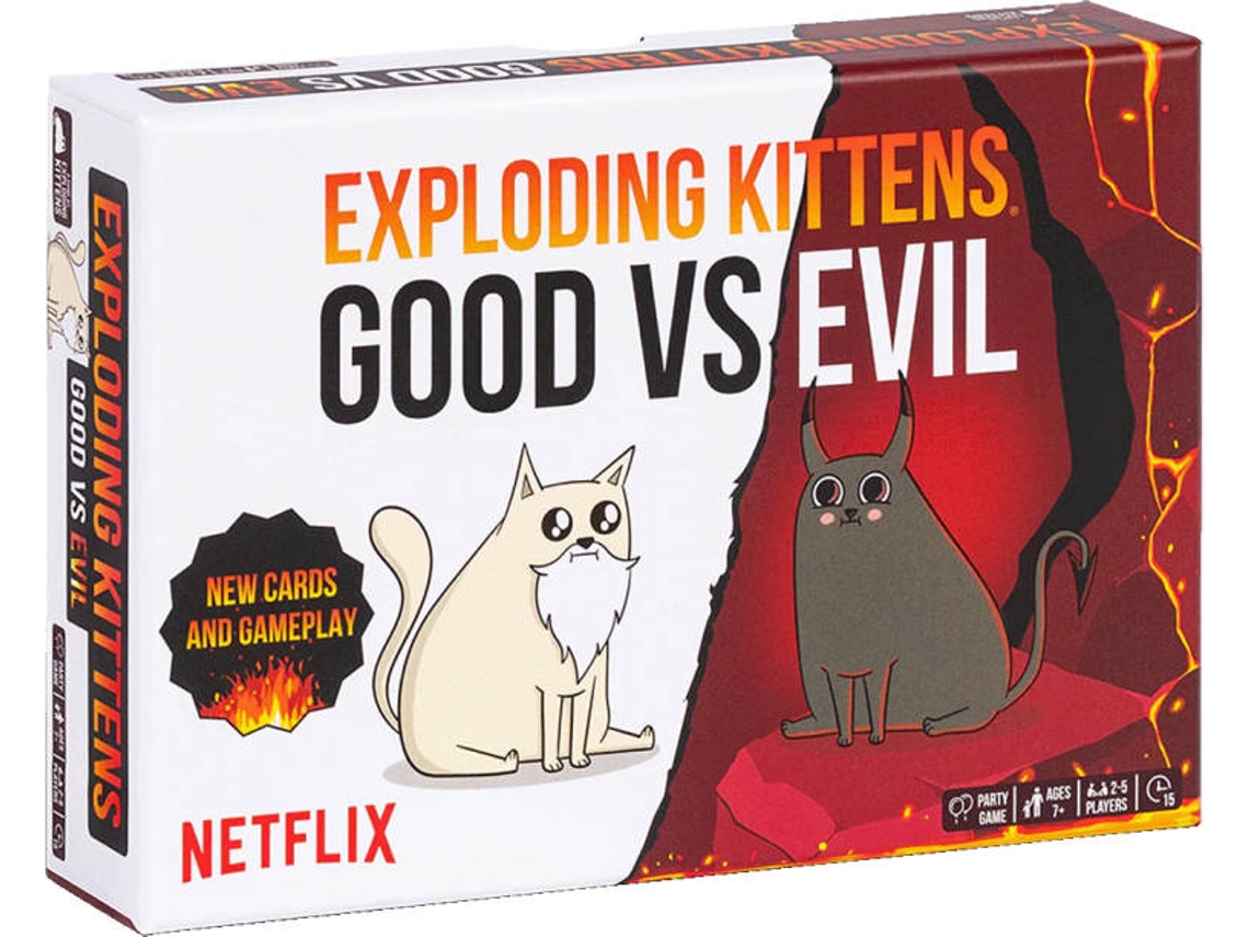 JOGO TAB EXPLODING KITTENS: GOOD VS.EVIL