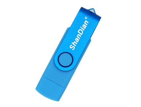 Pen USB SLOWMOOSE Almacenaje Externo de Alta Velocidad Otg (Azul - 64GB)
