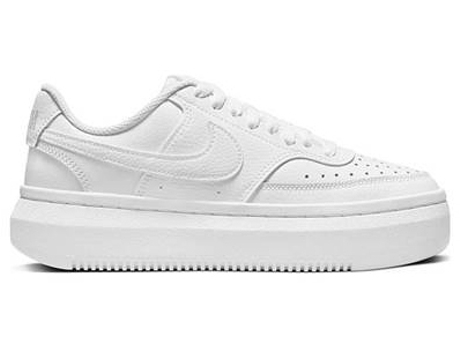 Zapatillas Deportivas NIKE Court Vision Alta (Blanco - Cuero Natural- 37,5)