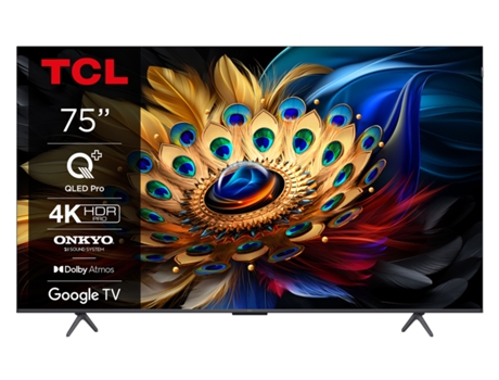 TV TCL 75C655 (QLED - 75'' - 191 cm - 4K Ultra HD - Smart TV)