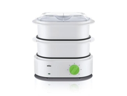 Braun Fs 3000 Robot de cocina a vapor 2 cestas Mostrador 850 W Verde Blanco