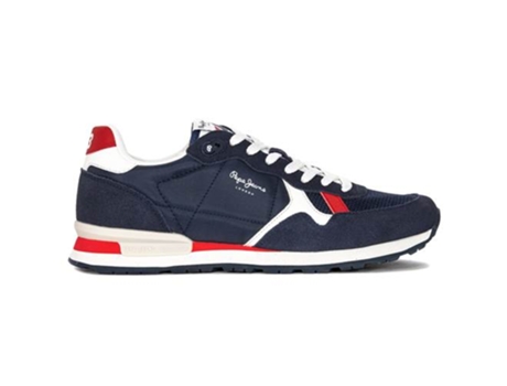 Zapatos PEPE JEANS Brit Heritage Navy Piel para Hombre Azul (42)