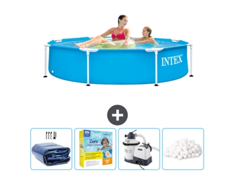Piscina Tubular INTEX 28205NP-CB70 (1828 L - 244x51cm)