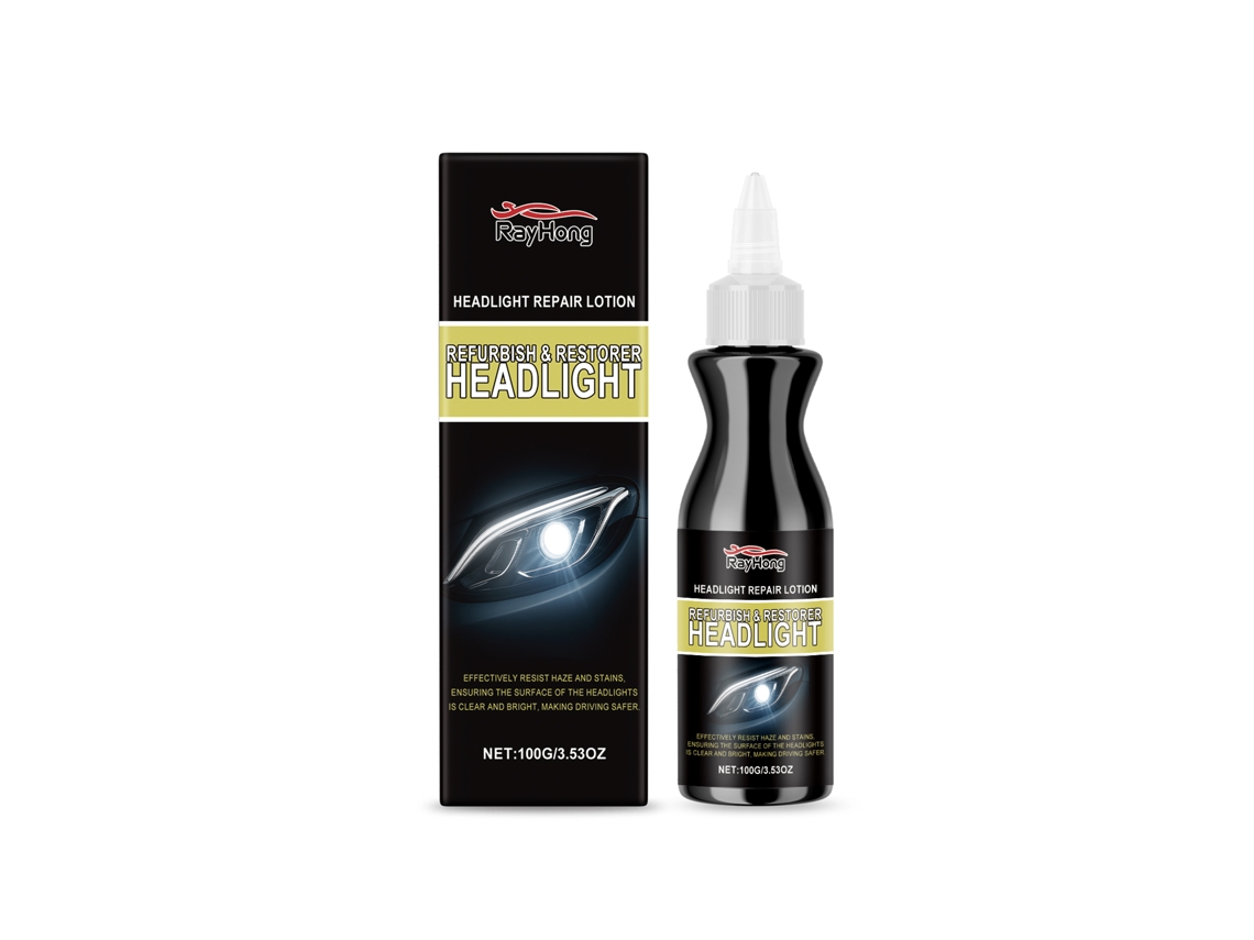 Crema para el cuidado de los faros del coche