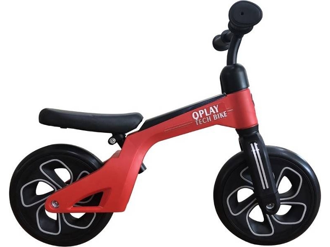 Bicicleta Qplay Tech balance trike rojo