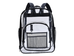 Mochila Transparente Resistente Al Agua Para Eventos Negro