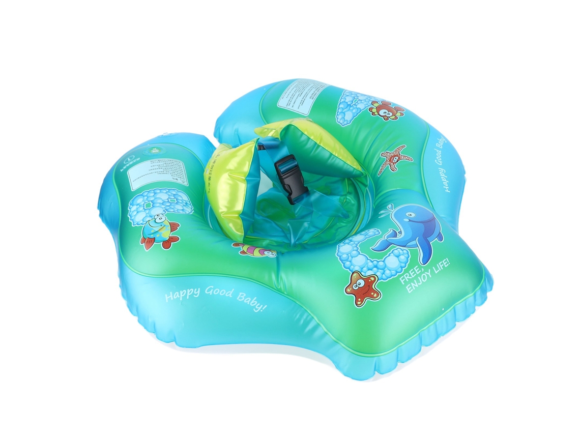 Aro De Natación Infantil, Inflable De Pvc, Antivuelco, Con Flotador, Diseño De Personaje De Dibujos Animados.