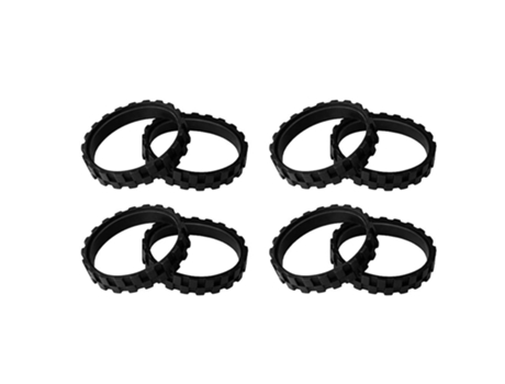 8 peças de pneus para rodas irobot roomba série 500, 600, 700, 800 e 900