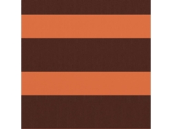 Mampara de balcón Maison Exclusive en tejido Oxford naranja y marrón (75 x 600 cm)