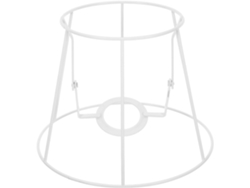 Estructura De Hierro De 20x15x13 Cm, Anillos Metálicos Redondos Para Lámpara De Mesa, Soporte De Alambre Para Bricolaje