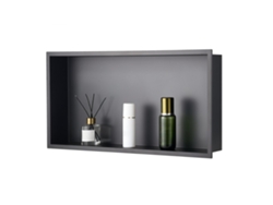 Nicho de ducha de acero inoxidable 304 resistente a la corrosión con estante Tekmaquinas