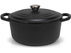 Olla MASTER SWISS Hierro Fundido (Negro - 24 cm - 4.5 L)