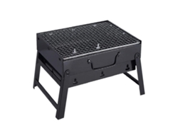 Barbacoa De Carbón Portátil Plegable Para Bbq Con Parrilla 43X29X20Cm GRILLPRO
