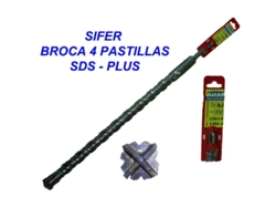 Sifer Broca 4 Pastillas Sds-plus 24x250