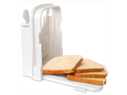 Rebanadora de pan casera multifuncional con guía de corte plegable para sándwiches y tostadas (Otros)