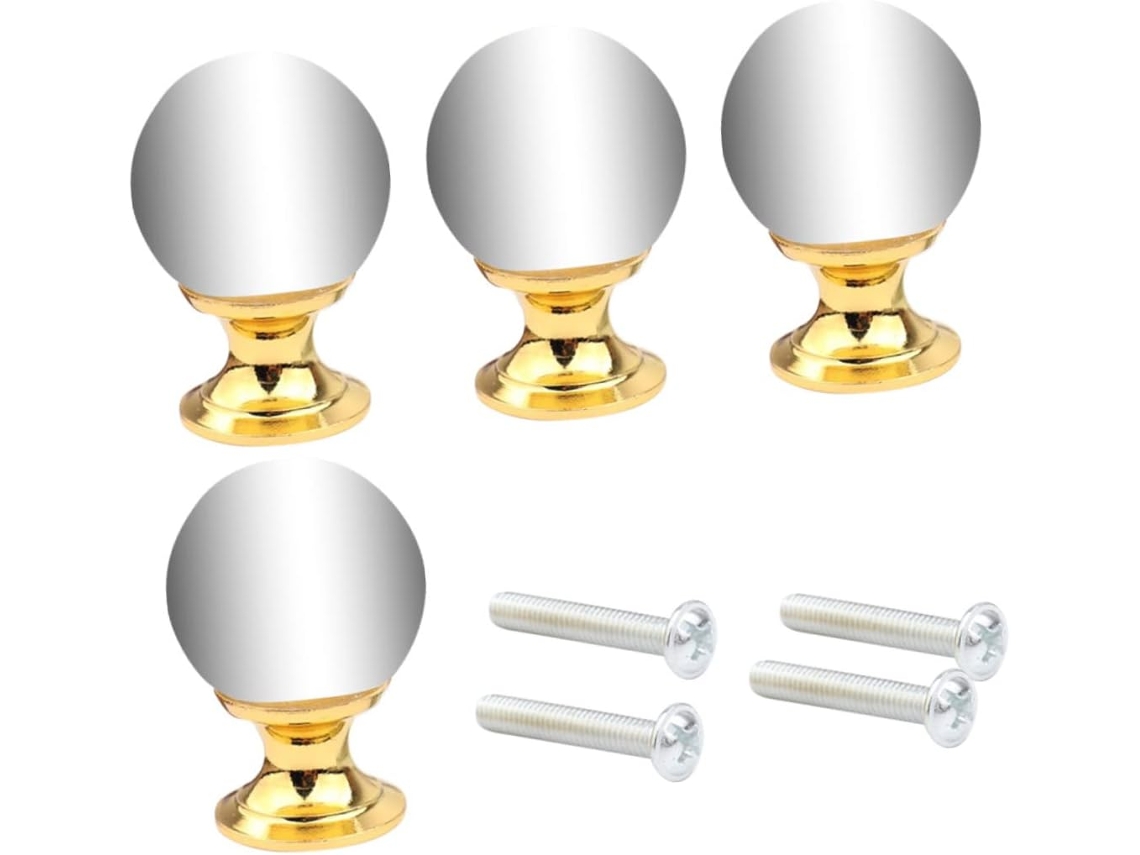 8 Juegos De Pomos De Cristal Para Tiradores Decorativos De Armarios
