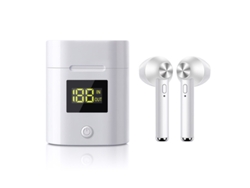 Auriculares Inalámbricos Horas Tiempo Yizhood Bluetooth Blanco